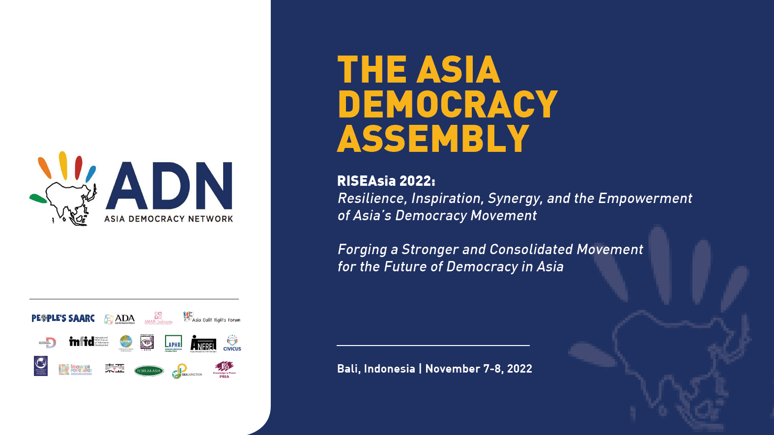 [ADRN-ADN The Asia Democracy Assembly] 